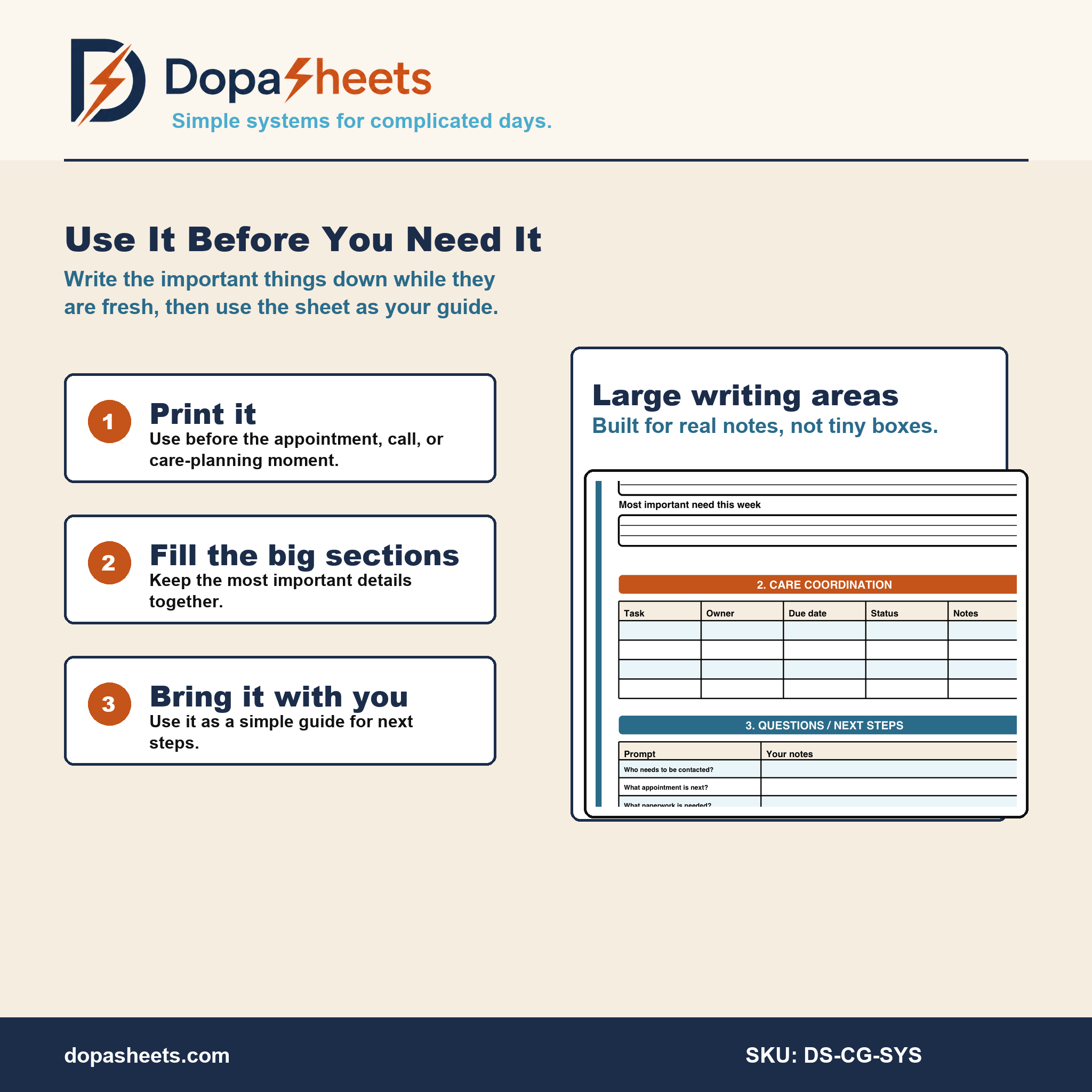 Caregiver System Workbook