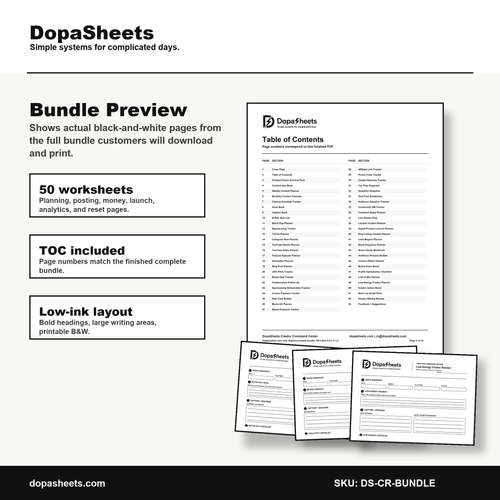 Creator Command Center — Complete Bundle