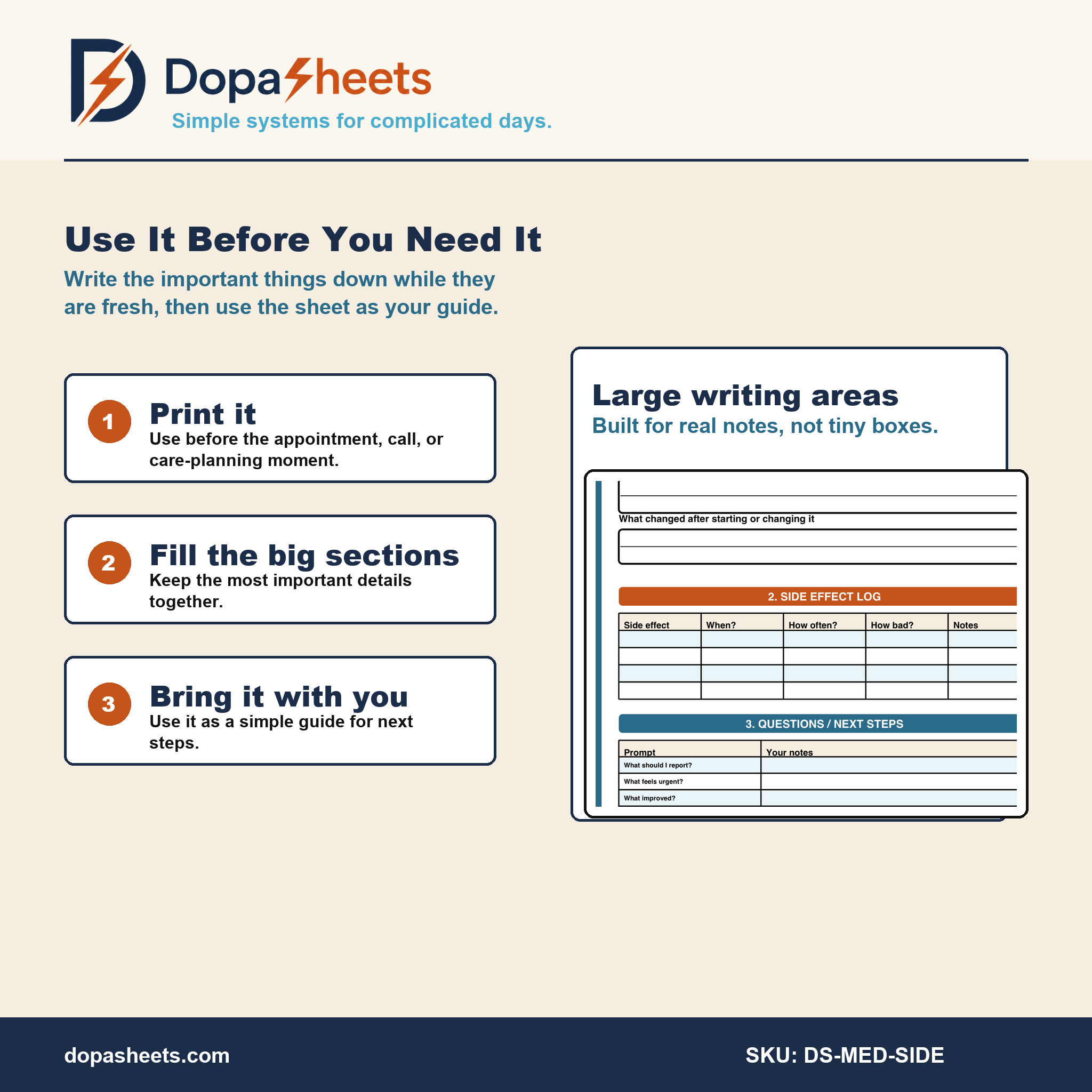 Medication Side Effects Tracker