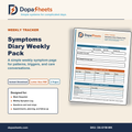 Printable Weekly Symptom Diary — Daily Health Log & Pattern Tracker for Chronic Illness